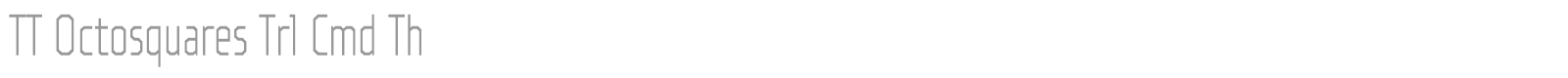 TT Octosquares font preview